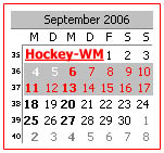 Bitte vormerken!!! 6.-17.9.2006 WM in Mnchengladbach!!!